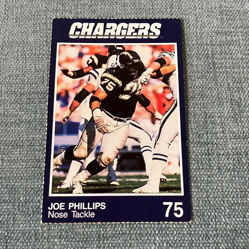 Chargers NFL Football Trading Card Football Card